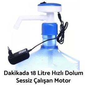 Barley Adaptörlü 18 lt Elektrikli Damacana Su Pompası