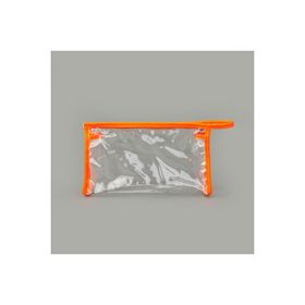 Barnaby 06RAG011 16x26 cm Şeffaf Sarı Fosforlu XL PVC Kozmetik Çantası