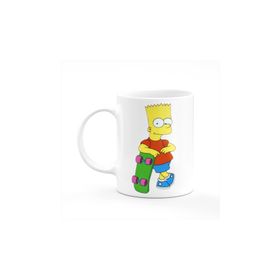 Bart Simpson Baskılı Kupa Bardak