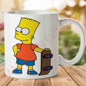 Bart Simpson Baskılı Kupa Bardak