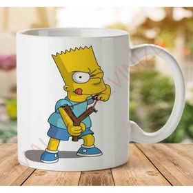 Bart Simpson Baskılı Kupa