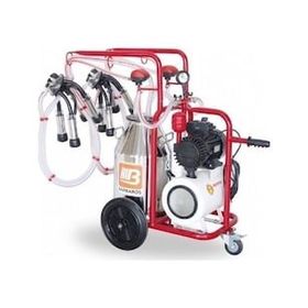 Bartech 40 L Universal Kuru Pompa Alüminyum Güğüm Çift Süt Sağım Makinesi