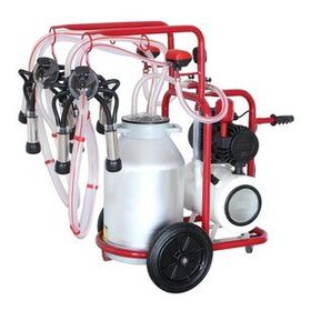 Bartech 40 L Universal Kuru Pompa Alüminyum Güğüm Çift Süt Sağım Makinesi