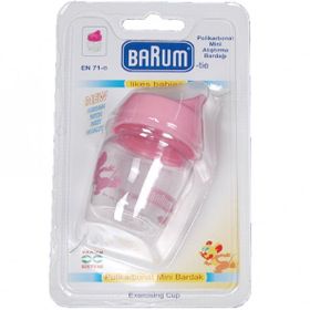 Barum Polikarbonat Pembe Mini Alıştırma Bardağı