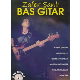 Bas Gitar - 3 Cd Eşlikli - Zafer Şanlı