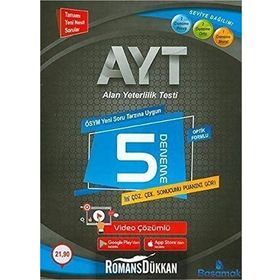 Basamak Yayınları AYT Optik Formlu 5 Deneme Sınavı