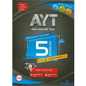 Basamak Yayınları AYT Optik Formlu 5 Deneme Sınavı