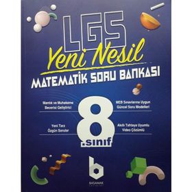 Basamak Yayınları LGS 8.Sınıf Yeni Nesil Matematik Soru Bankası