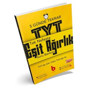 Basamak Yayınları TYT Eşit Ağırlık Tek Nefeste 5 Günde Soru Bankası