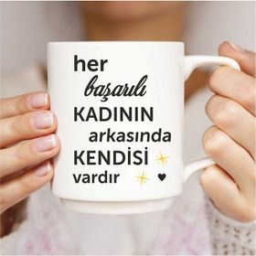 Başarılı Kadın Baskılı Kupa