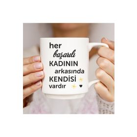 Başarılı Kadın Baskılı Kupa