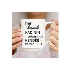 Başarılı Kadın Baskılı Kupa