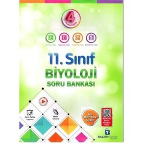Başarıyorum Yayınları 11. Sınıf 4 Adımda Biyoloji Soru Bankası