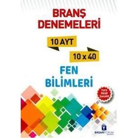 Başarıyorum Yayınları AYT Fen Bilimleri 10 Deneme