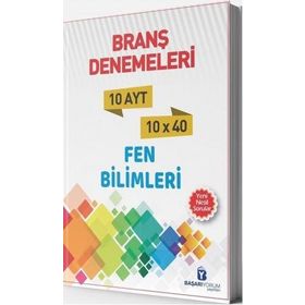Başarıyorum Yayınları AYT Fen Bilimleri 10 Deneme