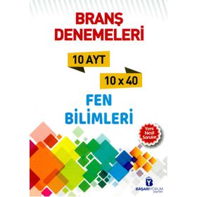 Başarıyorum Yayınları AYT Fen Bilimleri 10 Deneme