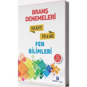 Başarıyorum Yayınları AYT Fen Bilimleri 10 Deneme
