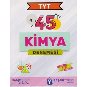 Başarıyorum Yayınları Tyt Kimya 45 Denemesi