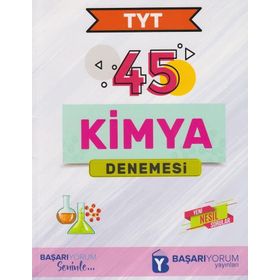 Başarıyorum Yayınları Tyt Kimya 45 Denemesi