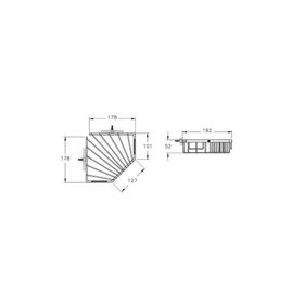 Base 100 A44157 Krom Tekli Süngerlik