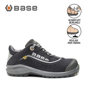 Base B0886 Be Style S1P ESD SRC Siyah Gri İş Ayakkabısı
