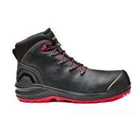 Base B0888N BE-UNIFORM TOP S3 HRO CI SRC Siyah Kırmızı İş Ayakkabısı