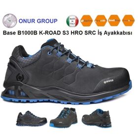Base B1000B K-ROAD S3 HRO SRC Siyah İş Ayakkabısı