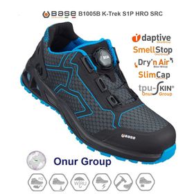 Base B1005B K-TREK S1P HRO SRC Siyah Mavi İş Ayakkabısı