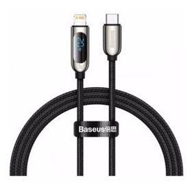 Baseus 20W Dijital Göstergeli Type-C to Lightning Hızlı Şarj Kablosu