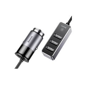 Baseus 3.1 A Beyaz Grain Çift Usb Araç Şarjı
