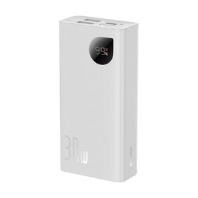 Baseus Adaman2 Digital Display 10.000 mAh 30W Beyaz Powerbank