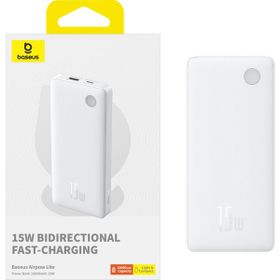 Baseus Airpow Lite 10000 mAh 15 W Beyaz Powerbank