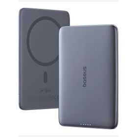 Baseus AM41 Picogo 5000 mAh Magsafe Gri Kablosuz Powerbank