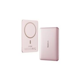 Baseus AM41 Picogo 5000 mAh Magsafe Pembe Kablosuz Powerbank