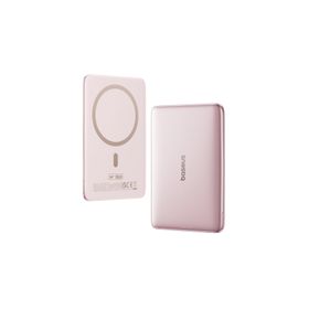 Baseus AM41 Picogo 5000 mAh Magsafe Pembe Kablosuz Powerbank