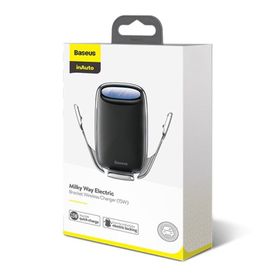 Baseus Aurora Electric QC 3.0 Wireless Kablosuz Şarj Araç Tutucu