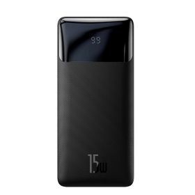 Baseus Bipow Overseas Edition 10.000 mAh 15W Digital Display Siyah Powerbank