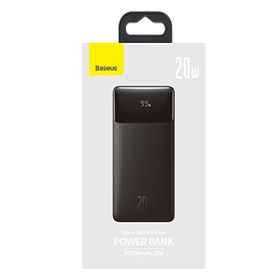 Baseus Bıpow Overseas Edıtıon 30.000 mAh Dıgıtal Dısplay 20W Siyah Powerbank