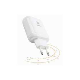 Baseus Bojure Series Dual-USB QC 3.0 18W Hızlı Şarj Aleti Başlık