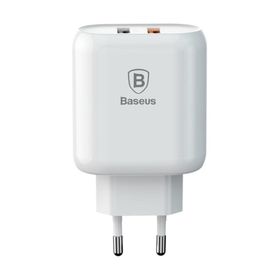 Baseus Bojure Series Dual-USB QC 3.0 18W Hızlı Şarj Aleti Başlık