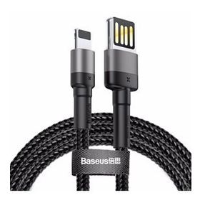 Baseus Cafule 2.4 A Lightning Gri 1 m Şarj Kablosu