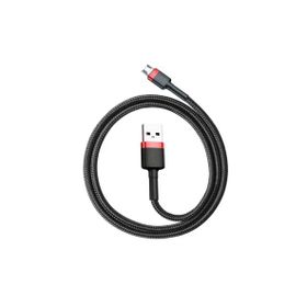 Baseus Cafule 2.4 A Micro USB 0.5 mt Siyah Şarj Kablosu