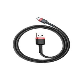 Baseus Cafule 2.4 A Micro USB 0.5 mt Siyah Şarj Kablosu
