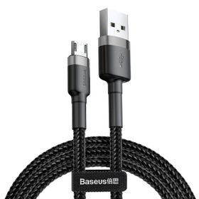 Baseus Cafule 2.4A Micro USB Gri 1 m Şarj Kablosu