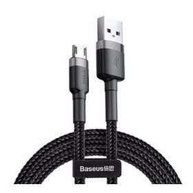 Baseus Cafule 2.4A Micro USB Gri 1 m Şarj Kablosu