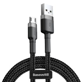 Baseus Cafule 2.4A Micro USB Gri 1 m Şarj Kablosu