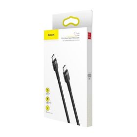 Baseus Cafule 20W Type-C to Type-C PD 1 mt Siyah Şarj Data Kablo