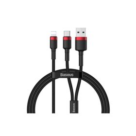 Baseus Cafule 2in1 Type C Pd hızlı Şarj+iphone Hızlı Usb Şarj Kablosu