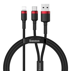 Baseus Cafule 2in1 Type C Pd hızlı Şarj+iphone Hızlı Usb Şarj Kablosu