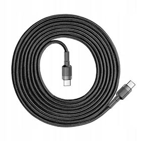 Baseus Cafule 3.0 A USB-C 1 m Gri Siyah Şarj Data Aktarımı Kablosu